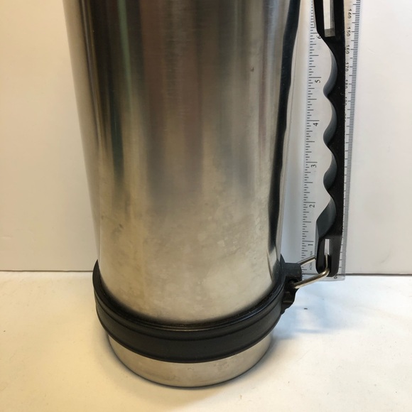 Vintage Stainless Steel Quart Size Thermos TherMax With Handle - Picture 4 of 15